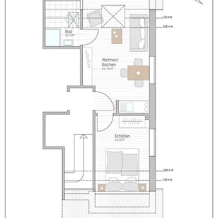 Up Süderdün Nemo Apartment *